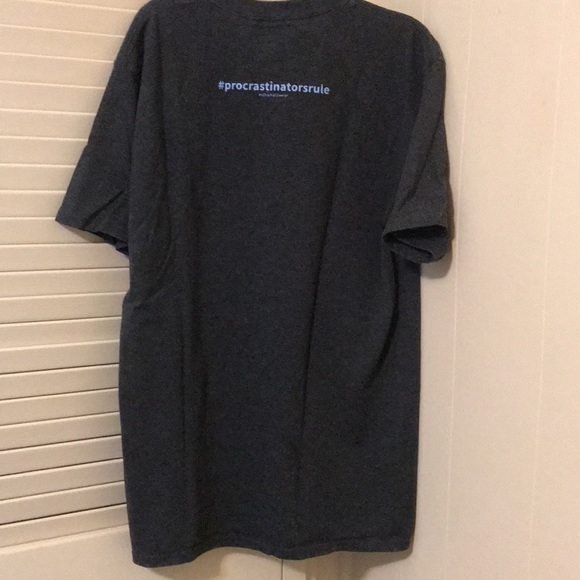 Hanes “ProcrastiNATION” T-Shirt (M) - Picture 2 of 3
